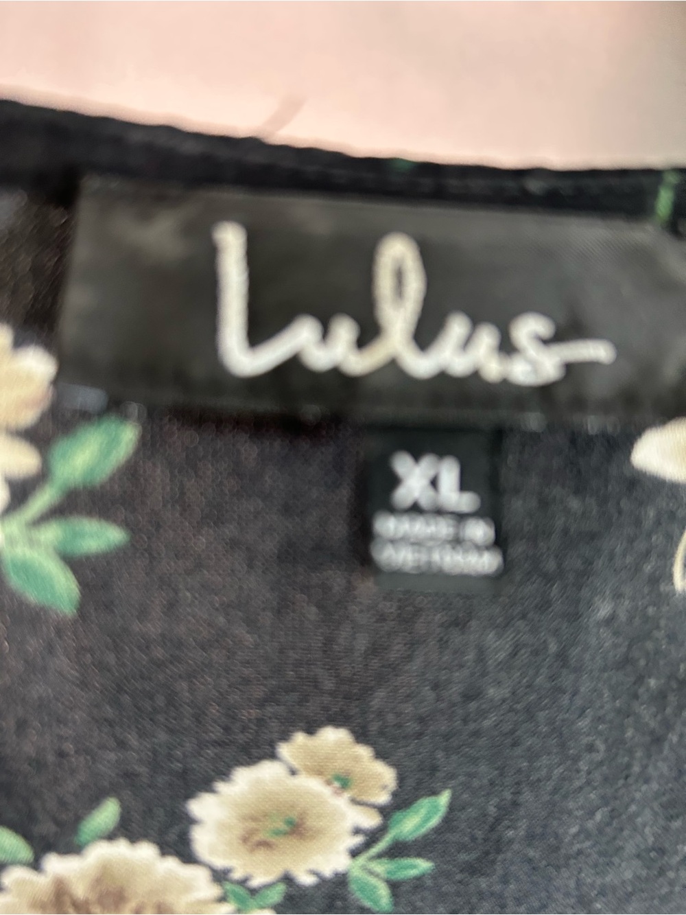 Lulu's Black Floral Wrap-Style Maxi Dress - Picture 6 of 6